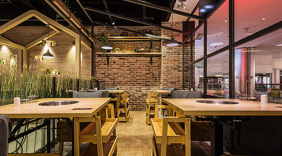 餐飲店進(jìn)行設(shè)計(jì)，無(wú)非我們就把空間內(nèi)的4個(gè)面做好！